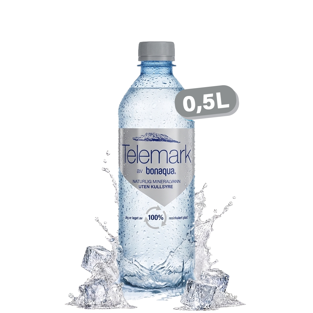 Telemark Kildevann U/ Kullsyre 0.5L